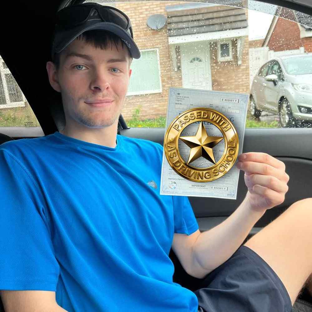Passed with Us: Driving Lessons Blacon, lessons for beginners, package deals, qualified instructors, and high pass rate. Book now for results.