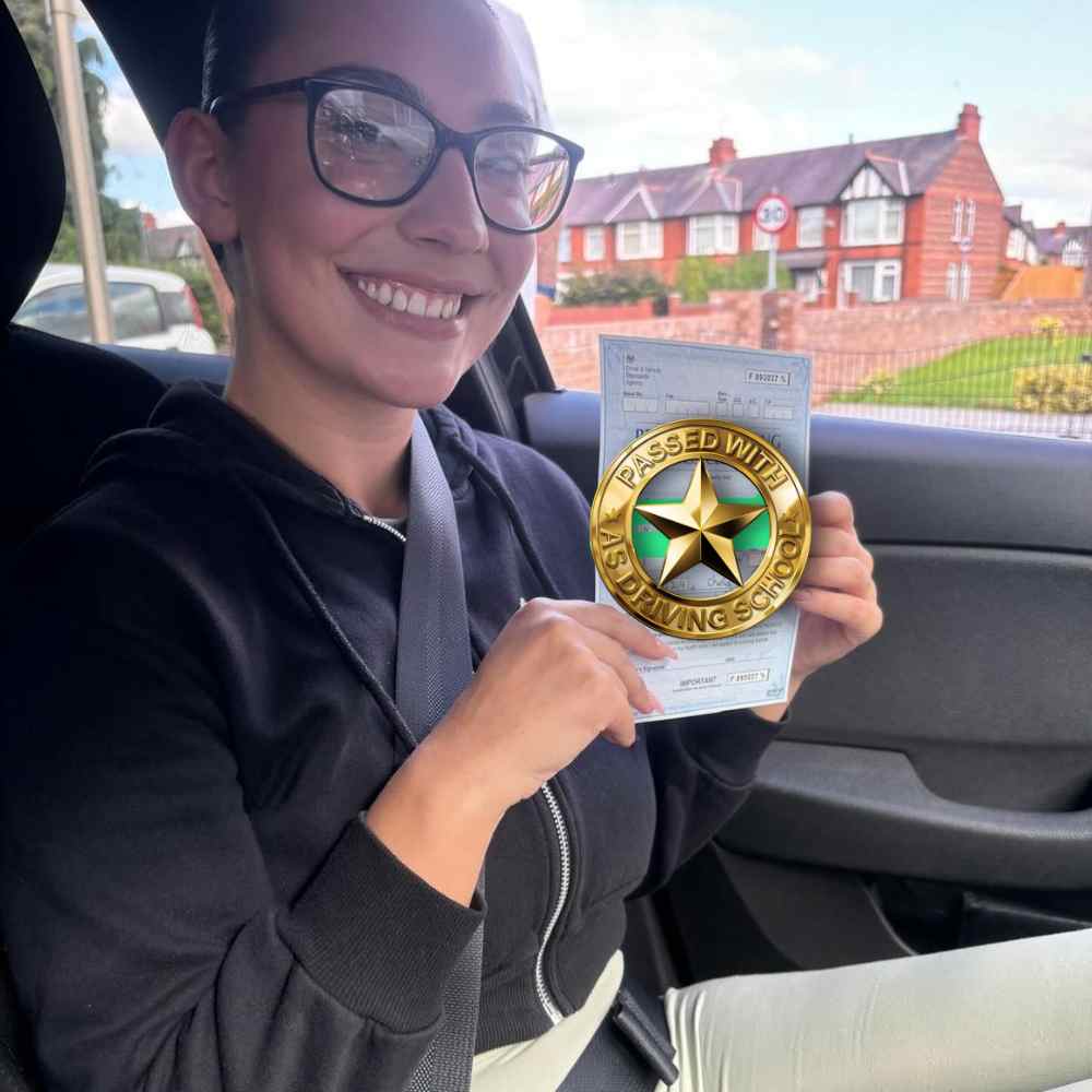 Passed with Us—Driving Lessons Blacon: driving instructors, fully trained tutors, package deals, and high pass rate. Book now and pass your test.